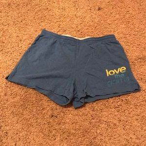 Girls “Love the game” shorts